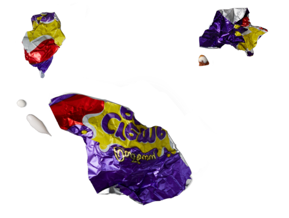 Creme egg wrapper